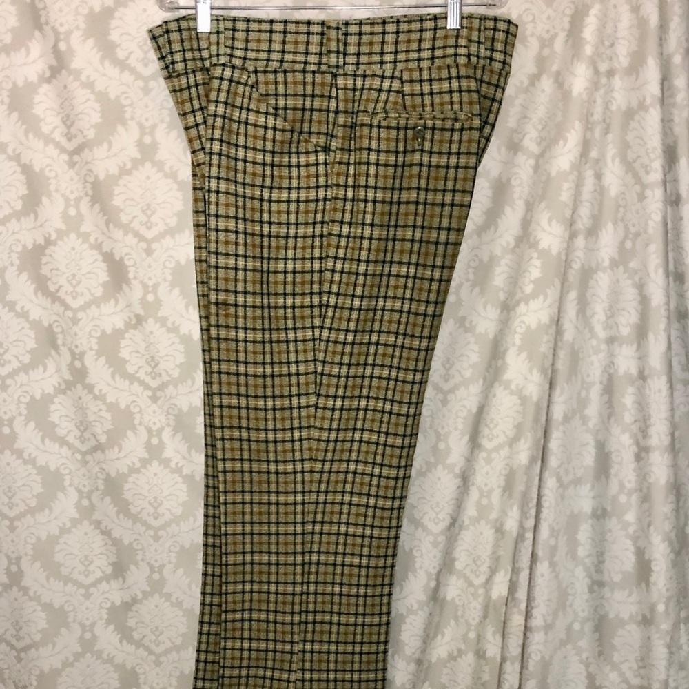 Vintage 1970’s Men’s Knit Pant L - Picture 3 of 10